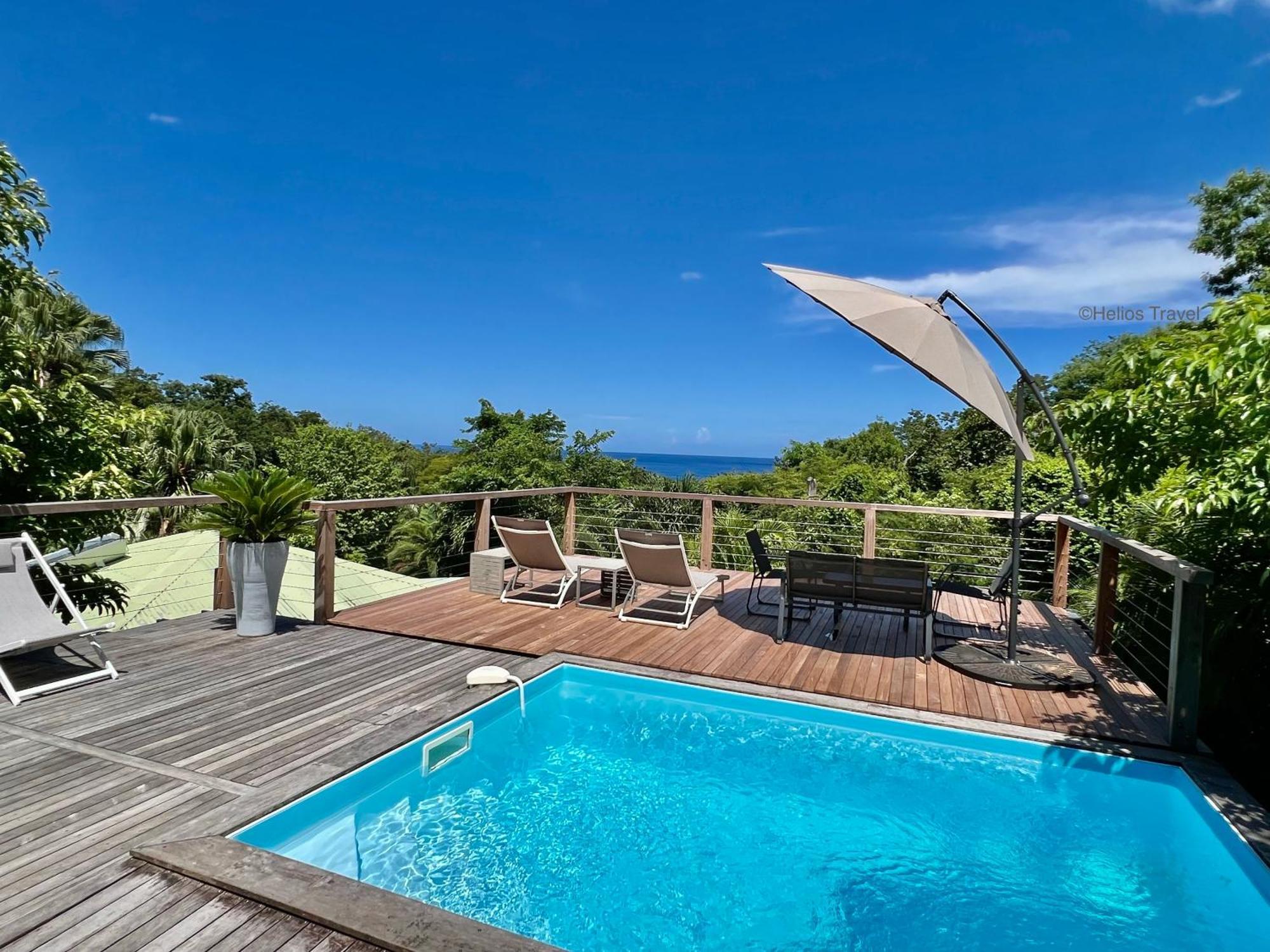 Case Coco Pointe Batterie. Piscine, Vue Mer, 4 P. Деше Экстерьер фото